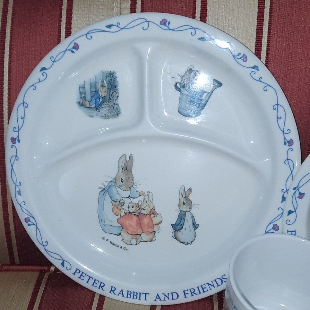 VTG Peter Rabbit dinner set melamine - Picture 2 of 8